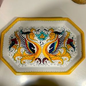 Italian Majolica Deruta Pottery . One